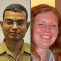 Study Authors Vikek Kumar and Amy Moritz.