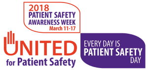 2018 Patient Safety Week Logo