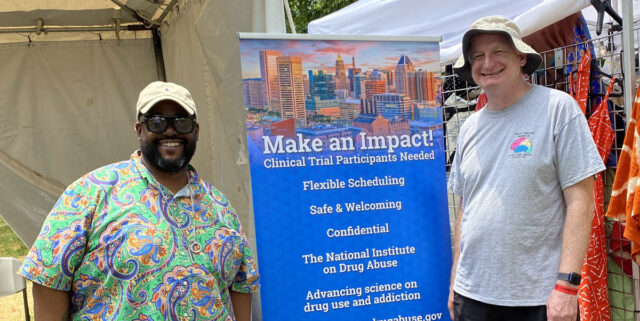 NIDA volunteers at a community outreach event