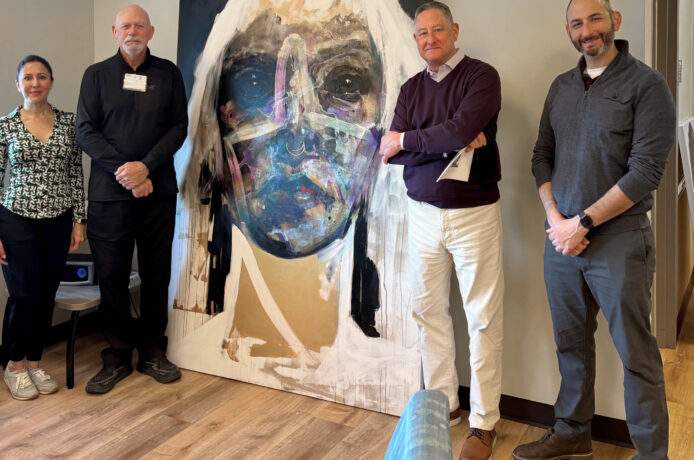 William Stoehr's portrait paintings at the NIDA Community Art Collective