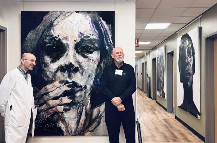 William Stoehr's portrait paintings at the NIDA Community Art Collective