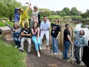 Medicinal Chemistry Section Staff Group Photo - 2025 (with Fun Poses)