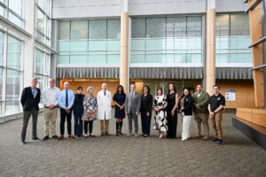 Meeting in the Biomedical Research Center Arium