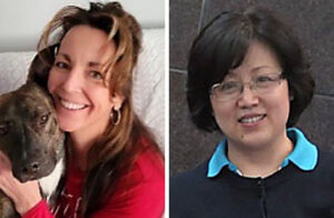 Study authors Jennifer Bossert and Huiling Wang 
